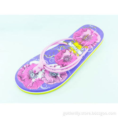 Women's EVA flip-flops with PU strap, available sizes in 36-41#